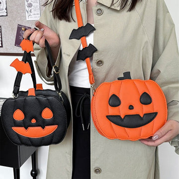 Halloween Pumpkin Crossbody Bag For Women