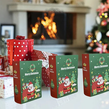 10 Pcs Christmas Candy Boxes For Gift Wrapping Supplies
