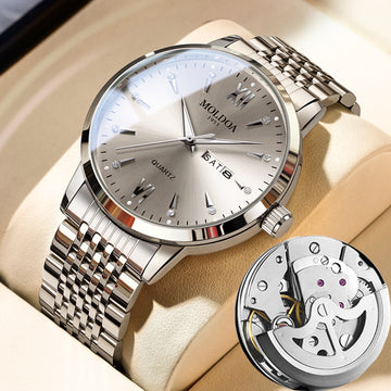 Men's Luminous Double Calendar Watch | Waterproof Watch