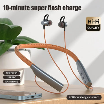 Wireless Headphones Magnetic Sport Neckband | TWS Earbuds with Mic