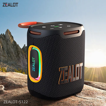 Zealot-S122 Bluetooth Speaker BT5.3 Wireless IPX6 | Waterproof Shower Speaker, 20H Music Playtime