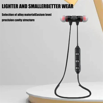 STTKGZD Neck Bluetooth Earphones | With Mic Long Battery Auriculares