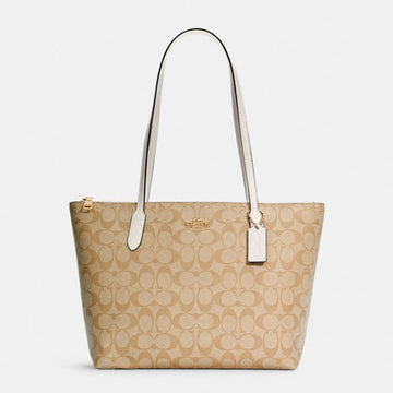 33 Large Capacity Tote Bag | Top Handle Bag In Signature Canvas