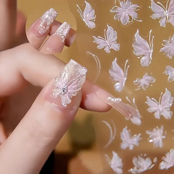 Butterfly Nail Stickers for Parties Wedding Dating
