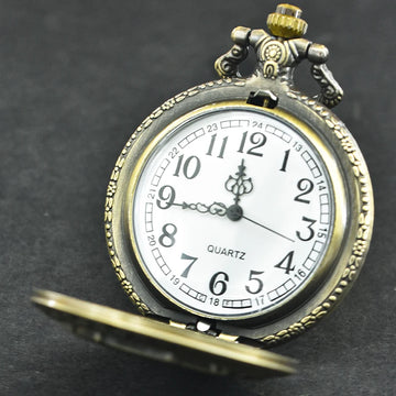 Vintage Pocket Watch For Grandpa | Chain Retro The Greatest Pocket Watch Necklace For Grandpa