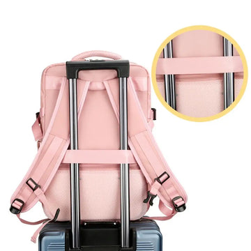 Capacity Laptop Backpack Briefcase | Capacity Travel Backpack With Multi Pockets