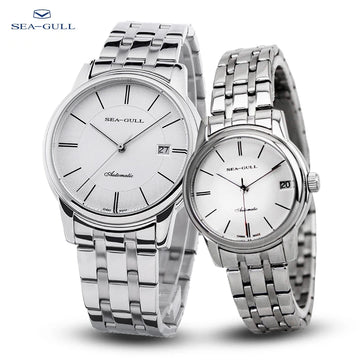 Seagull Classic Fashion Couple Watches | Luxury Men Women Business Wristwatch | Branded couple watch set for couples