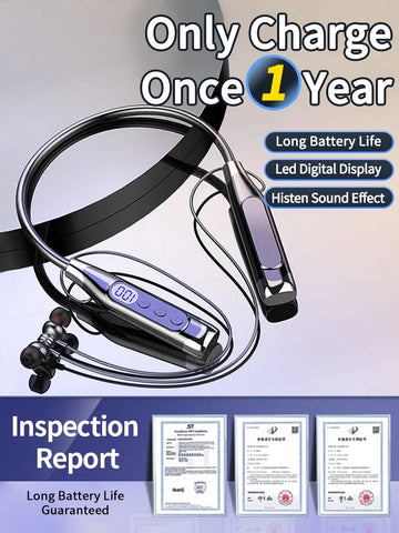 New Bluetooth Earphones Wireless Headphones Magnetic | Sports neckband price
