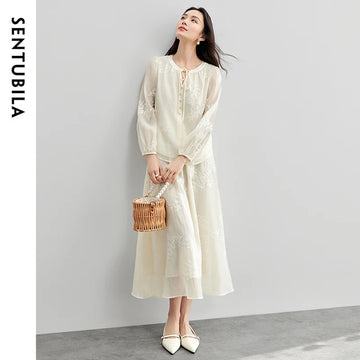 SENTUBILA 2 piece sets women summer | A-line Midi Skirts Chinese Style | Elegant Skirt Sets
