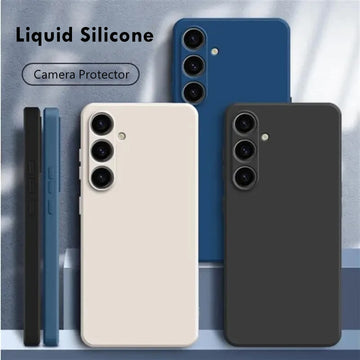 Samsung Galaxy s25 Plus Case | Cover Funda Soft Liquid Silicone Back Case Samsung S25 Plus S24 Ultra