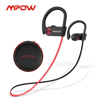 Mpow Flame IPX7 Waterproof Bluetooth Headphones V5.3 | Noise Canceling Mic | Stereo Wireless Earbuds