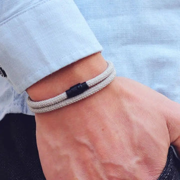 Boyfriend Gift deas | New Minimalist Men Rope Bracelet Double Layer | Gift Magnet