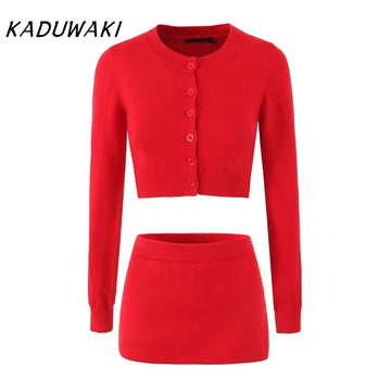 KADUWAK Christmas Cardigan Sweater | Christmas Party Set