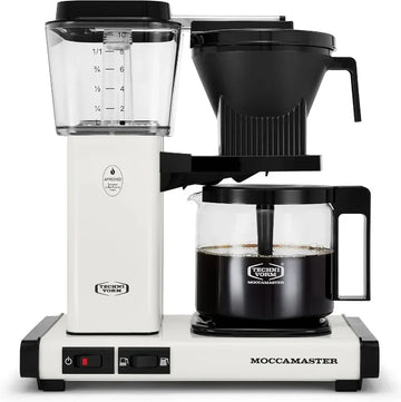 Moccamaster 53933 KBGV Select 10 Cup Coffee Machine, Off-White, 40 ounce, 1.25l