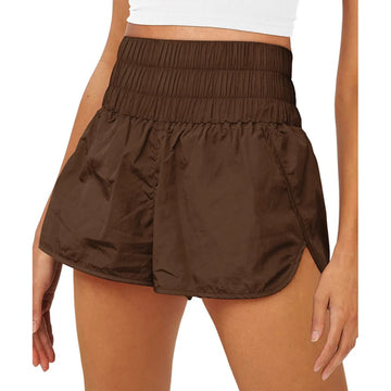 Women's High-Waist Quick-Dry Summer Athletic Yoga Shorts