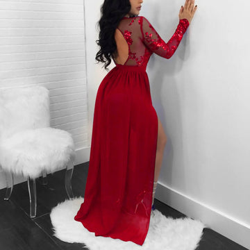 Women's Sexy long elegant dresses for wedding guests