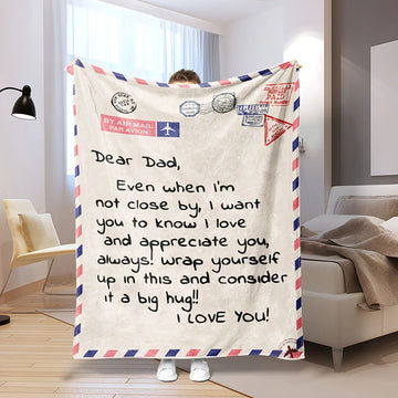 Blanket - Soft, Warm, and Lightweight for All Seasons - Perfect Father's Day Gift for Dad