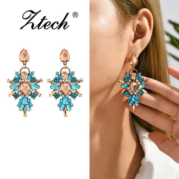 Sexy Luxury Shiny Rhinestone Decor | Antique Earrings For Women