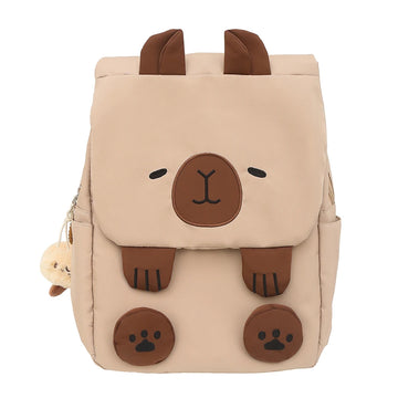 Backpack Adjustable Straps | Capybara School Bag with Zipper Closure | Gifts for Capybara Lovers