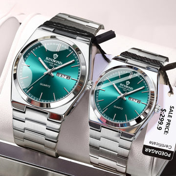 Couple Wrist Watch Set | SImple Trend Original Quartz Watch for Lover | Wateproof Wristwatch