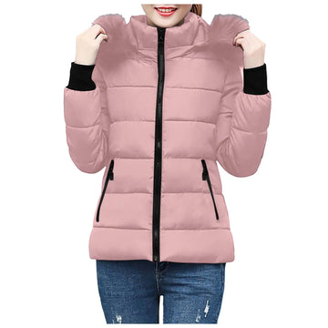 Women's Elegant Lightweight Winter Jacket – Warm Feather Down Coat