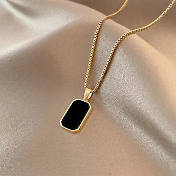 Fashion Square Necklace for Women | Pendant Designs For Female | Charm Jewelry Party Gift