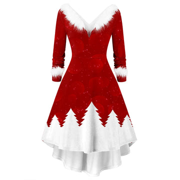 Christmas Dress Women | Elegant Vintage Cosplay Party Long Dresse for Female