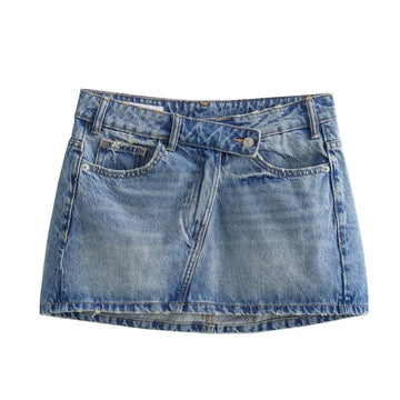 Fall Streetwear Outfits | Women Denim Skirts Casual Chic High Street Ladies Skirt