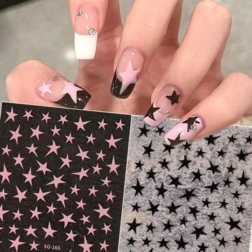 Summer Nail Stickers | New Water Stickers for Nails | Nail Decoration Ribbon Sticker