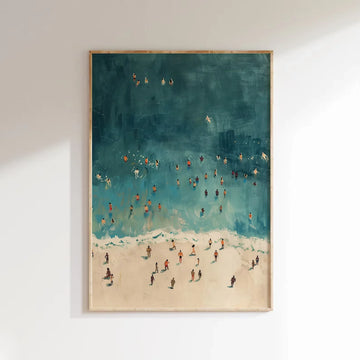 1pc Ocean Prints Wall Art, Summer Poster, Beach House Decor, Minimalist Printable Wall Art