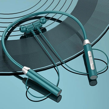 Neck Wireless Bluetooth Earphones TWS 9D | Stereo Earphones with mic with Mic