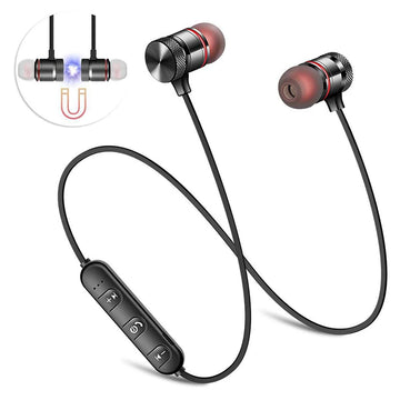 XT6 Wireless Bluetooth Earphones | Magnetic Wireless Headphones Mic