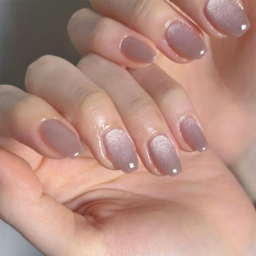 24 Square Cat Eye Nails | Press on Nails | DIY Full Cover Nail Tips