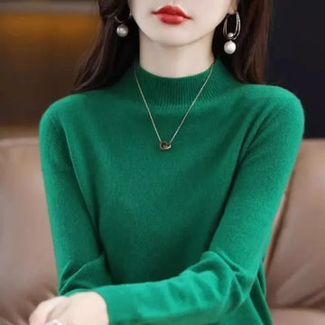 Warm Sweater For Winter | Neck Basic Knitwear | Long Sleeve Pullovers Korean Fashion Jumper