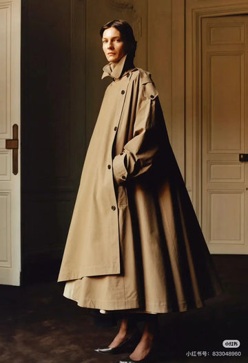 Polo Collar Long Sleeve Sweater | Long Sleeve Irregular Trench Coat