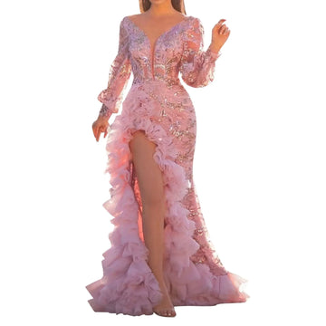 modest prom dresses with sleeves