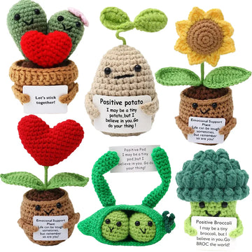 Handmade Houseplants | Potato Plant Avocado Bee Turtle Duck Funny Emotional Support Gift