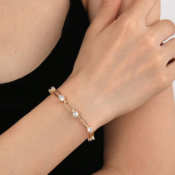 18kt Plated Bracelet | High Quality Silver Plated Bracelets Unisex