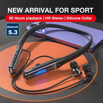 EARDECO 80 Hours Endurance | wireless headphones with microphone| Neckband