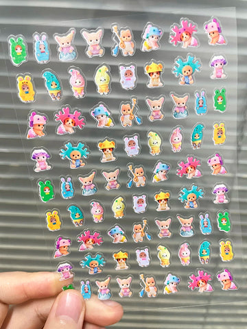 Miniso Labubu Nails