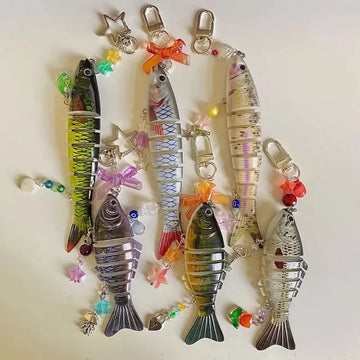 Handmade Keychain | Fish Keychain, Gift For Fishing Enthusiasts