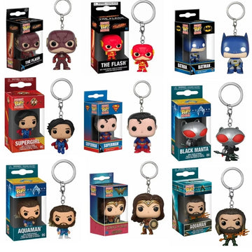 FUNKO Pop Batman Superman SuperGirl superman keychain Figure Collection Toys