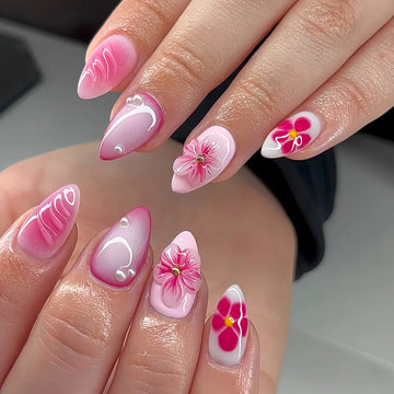24pcs French Simple Earthy Nails
