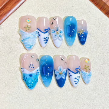 10pcs whale shark nails