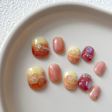 10PCS Cute summer nail designs
