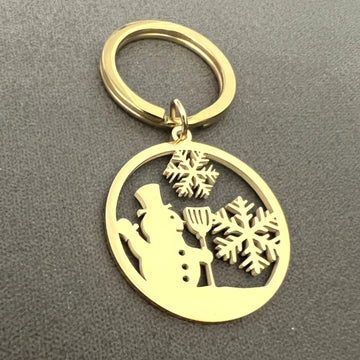 10pcs Christmas Keychain Ideas | Cute Santa Claus Deer Pendant Keychain