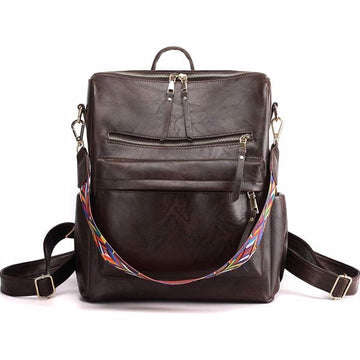Women's PU Leather Backpack