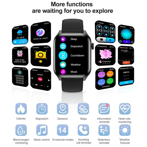 Smartt Watch For Men | Fitness Tracker Heart Rate For  Android Waterproof