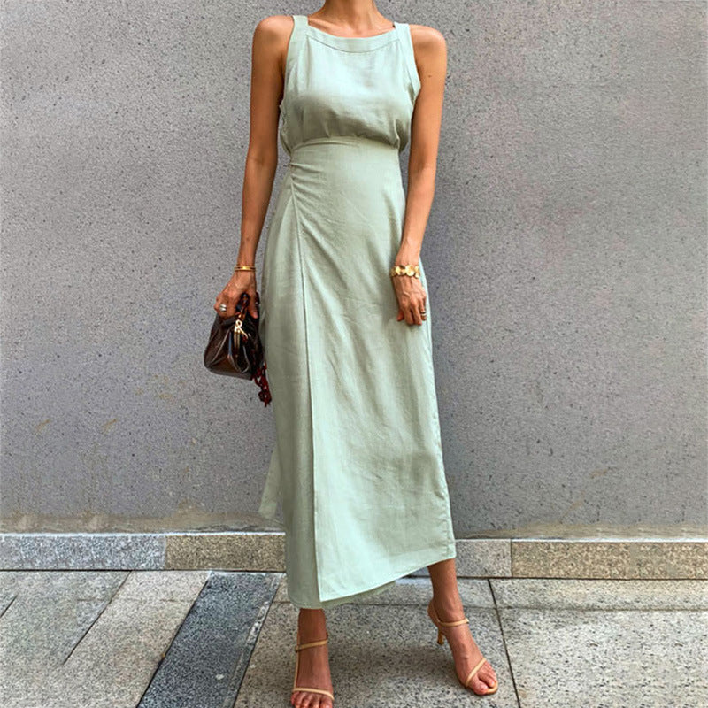 Back to the 90s Vintage Long Dress Look