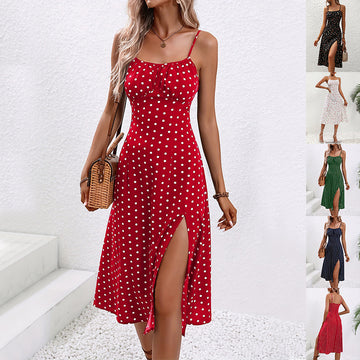 Red Hoco Dresses | Summer Sexy Split Long Dresses For Womens Clothing